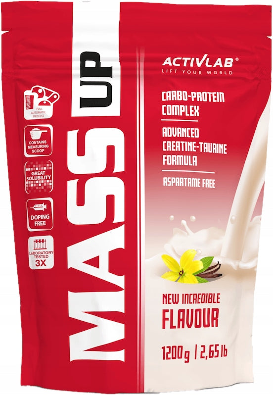 Activlab Gainer Mass Up 1200 g vanilla flavour Expiration date at least six months from the date of purchase