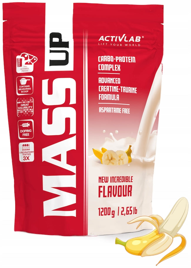 Activlab Gainer Mass Up 1200g banana flavour Packaging status original