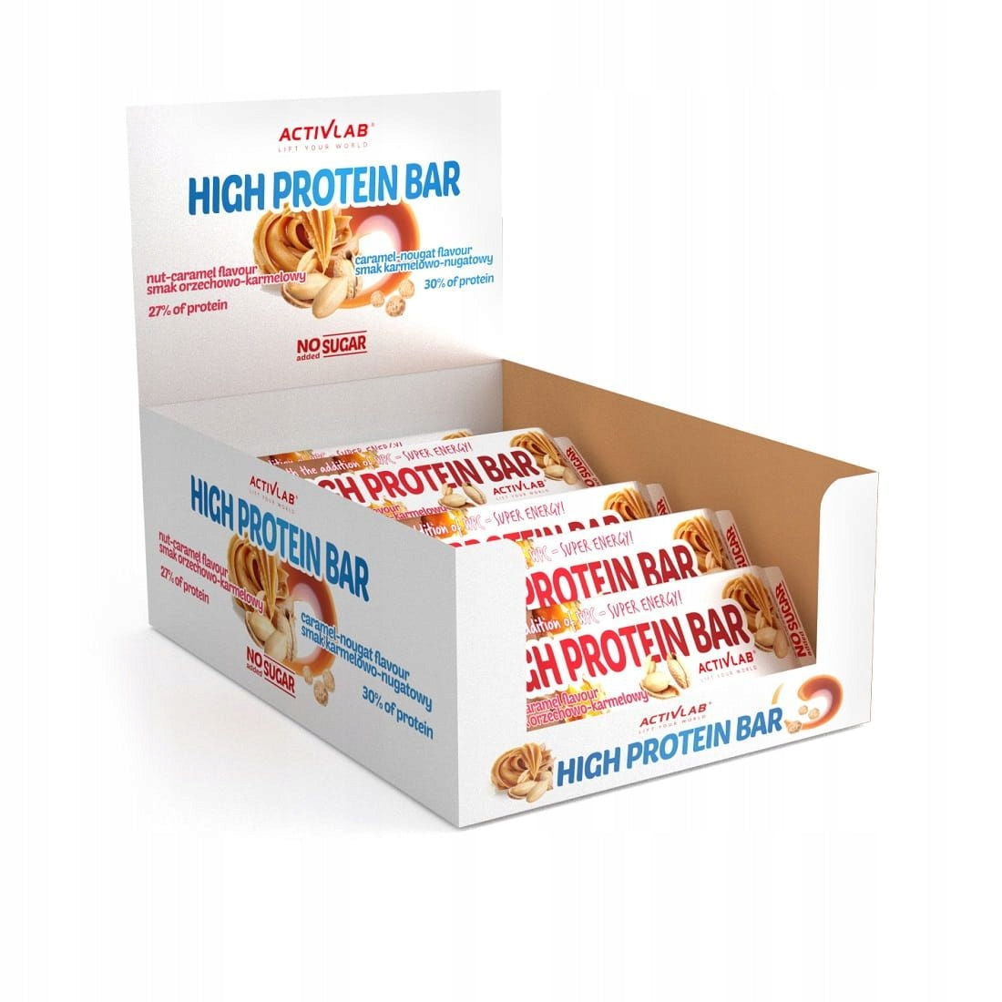 Activlab High Protein Bar 49g NUT CARAMEL PROTEIN BAR Expiration date at least 1 year from the date of purchase