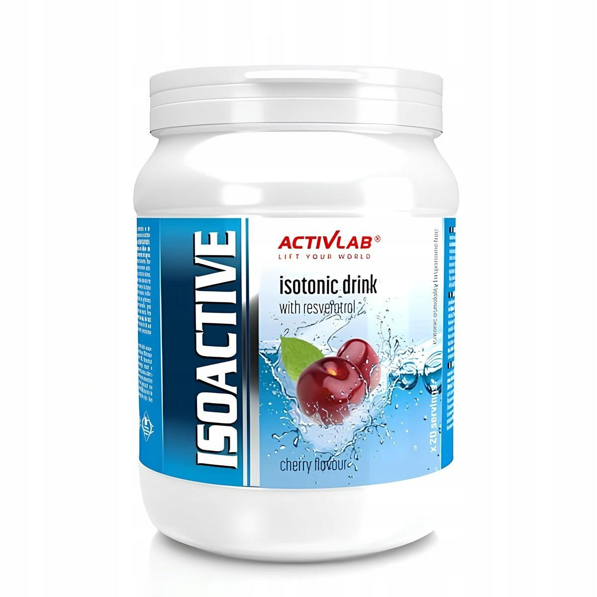 Activlab Isoactive 630g Isotonic Electrolyte Drink WITHOUT SUGAR Cherry Expiration date at least six months from the date of purchase
