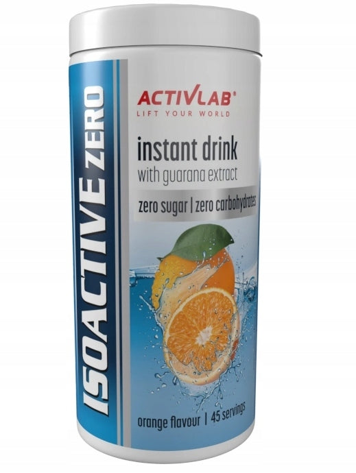 Activlab Isoactive Zero Sport drink vitamins and minerals 225g Orange