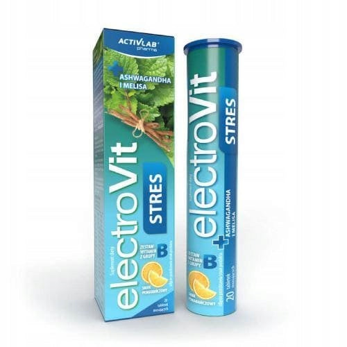 Activlab Pharma ElectroVit Stress, orange, effervescent tablets, 20 pcs