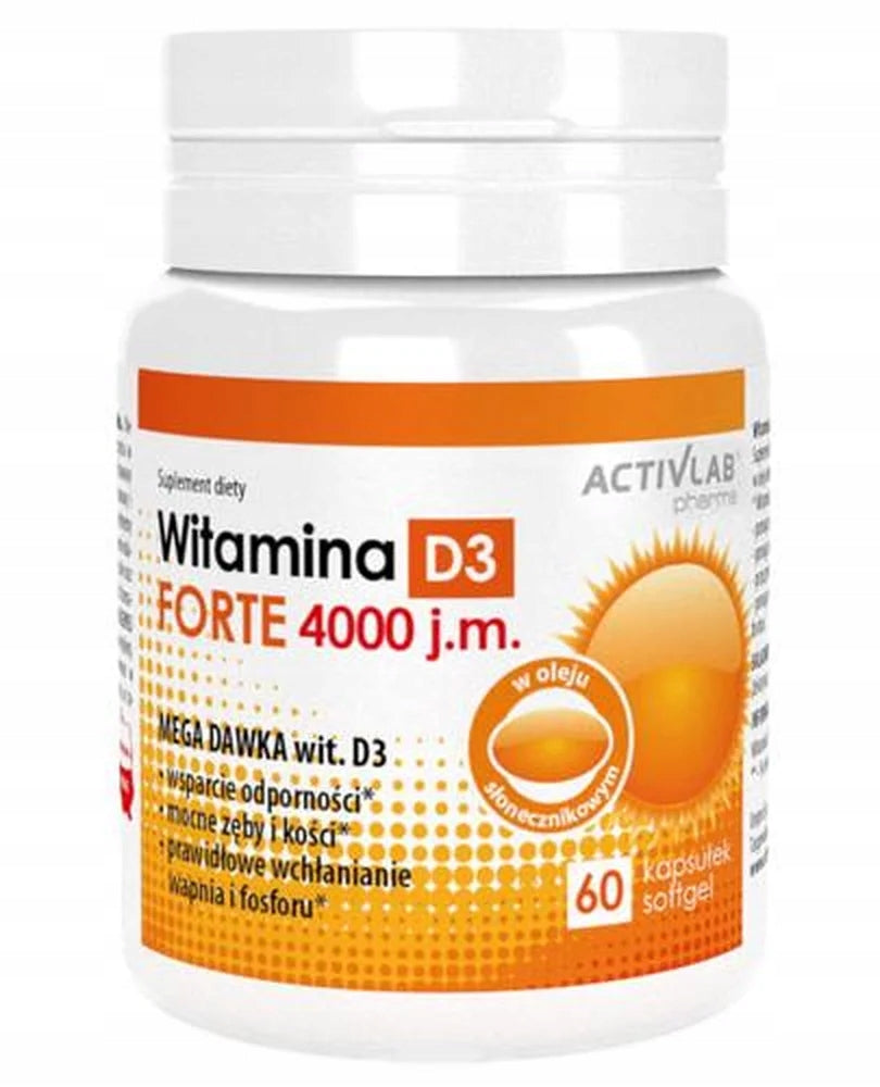 Activlab Pharma Vitamin D3 Forte 4000 IU