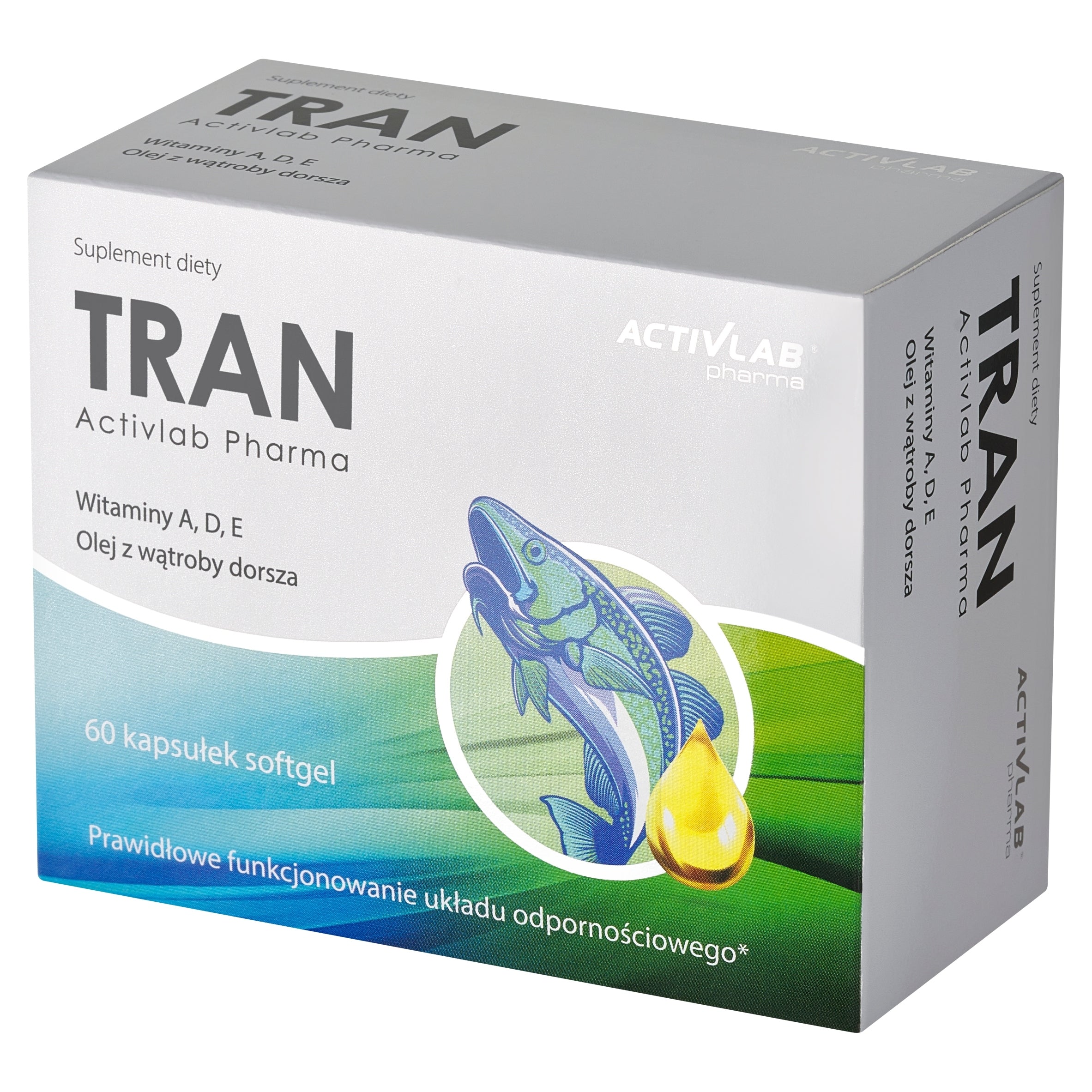 Activlab Tran 500mg 60 capsules Manufacturer code FR/208