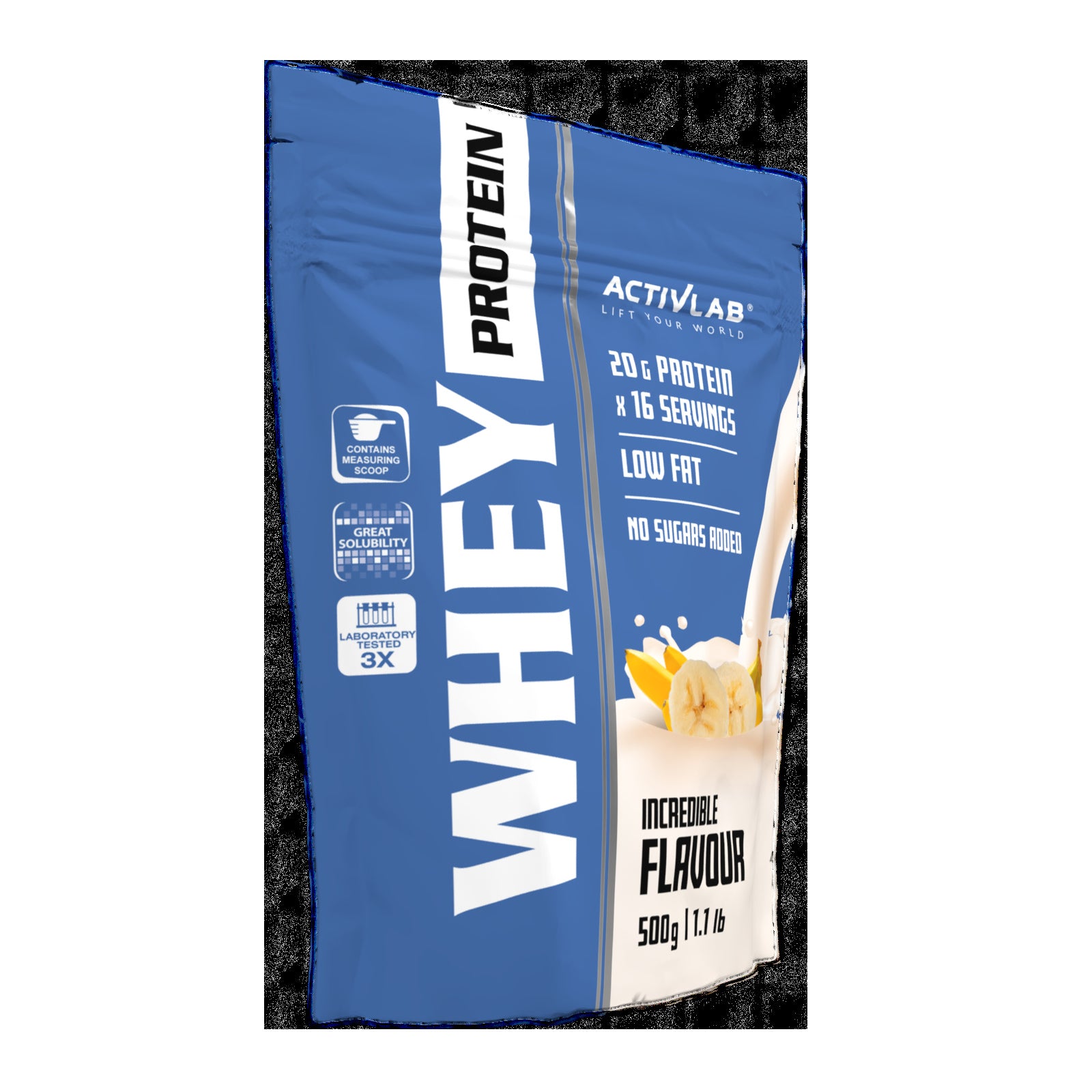 Activlab Whey Protein 500 g banana flavour Manufacturer code ACTIV/1845