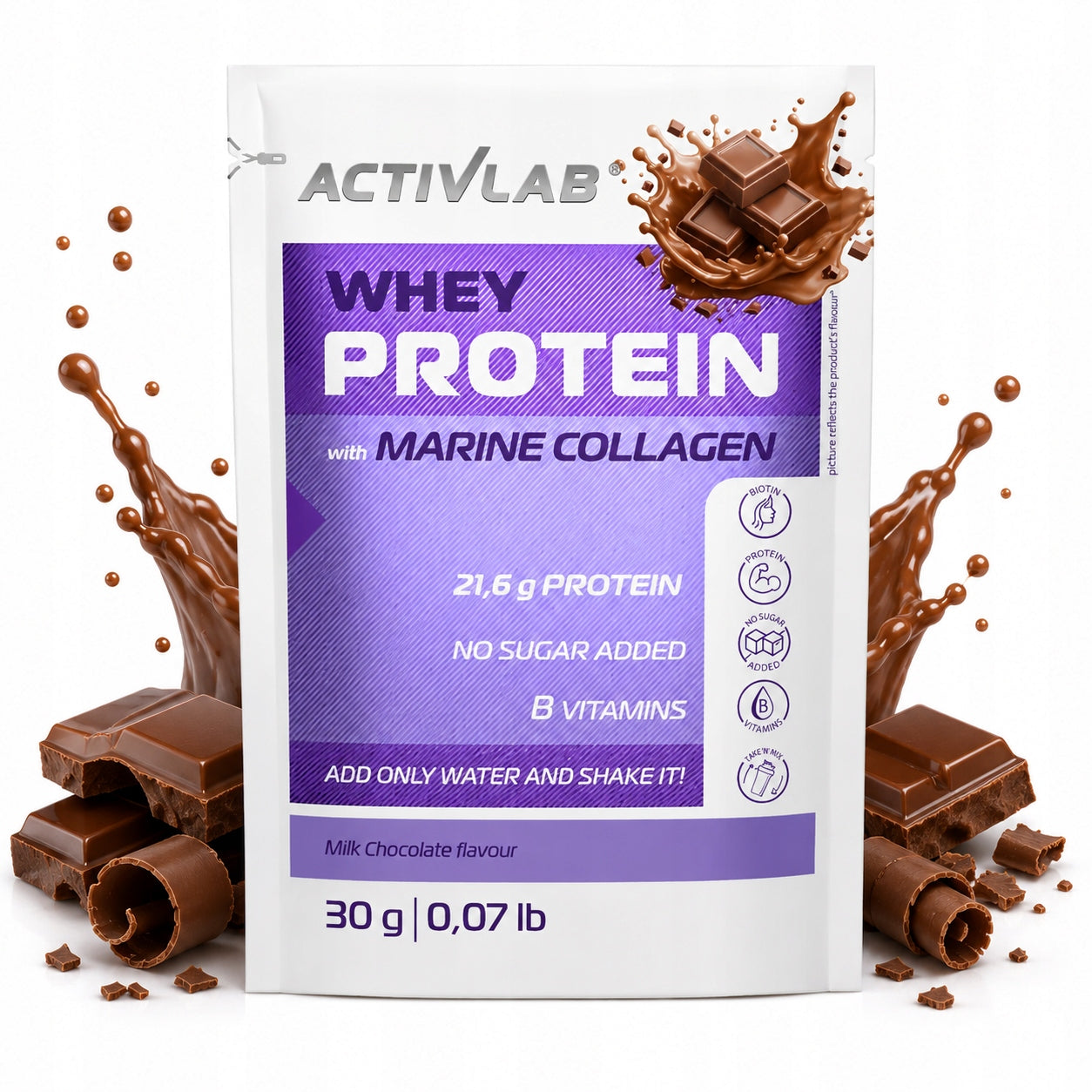 Activlab Whey Protein Marine Collagen delicious protein with collagen for hair
