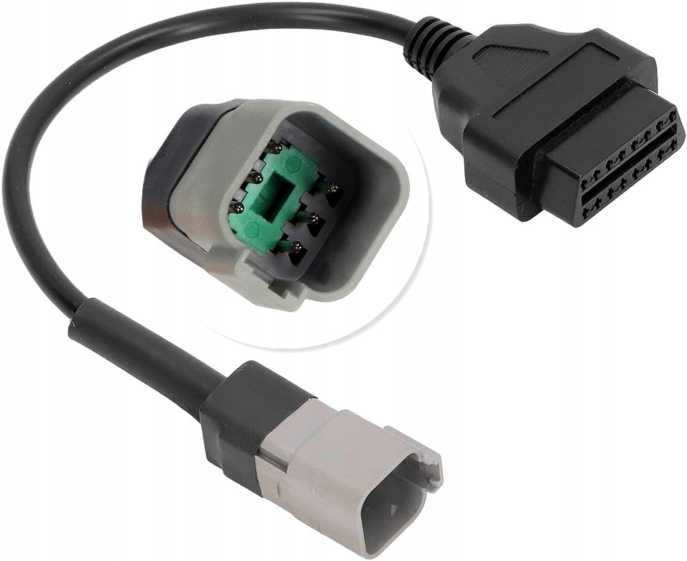 Adapter Cable CAN-AM 6 pin OBD2 OBDII REDUCTION 16 pin CanAm