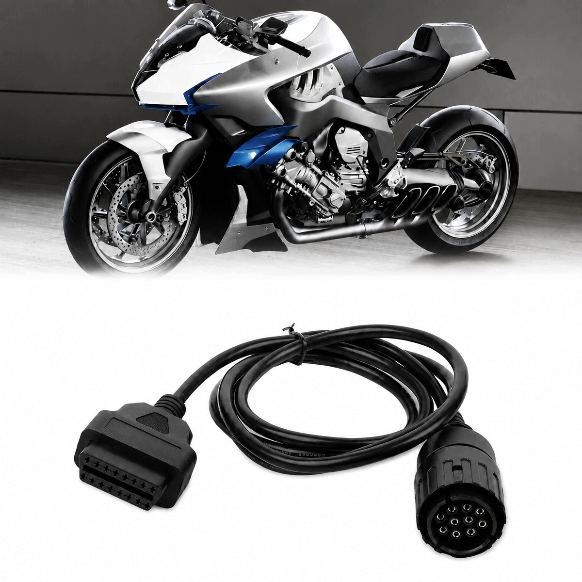 Adapter Cable For BMW 10 pin OBD2 Manufacturer code 6921754906889