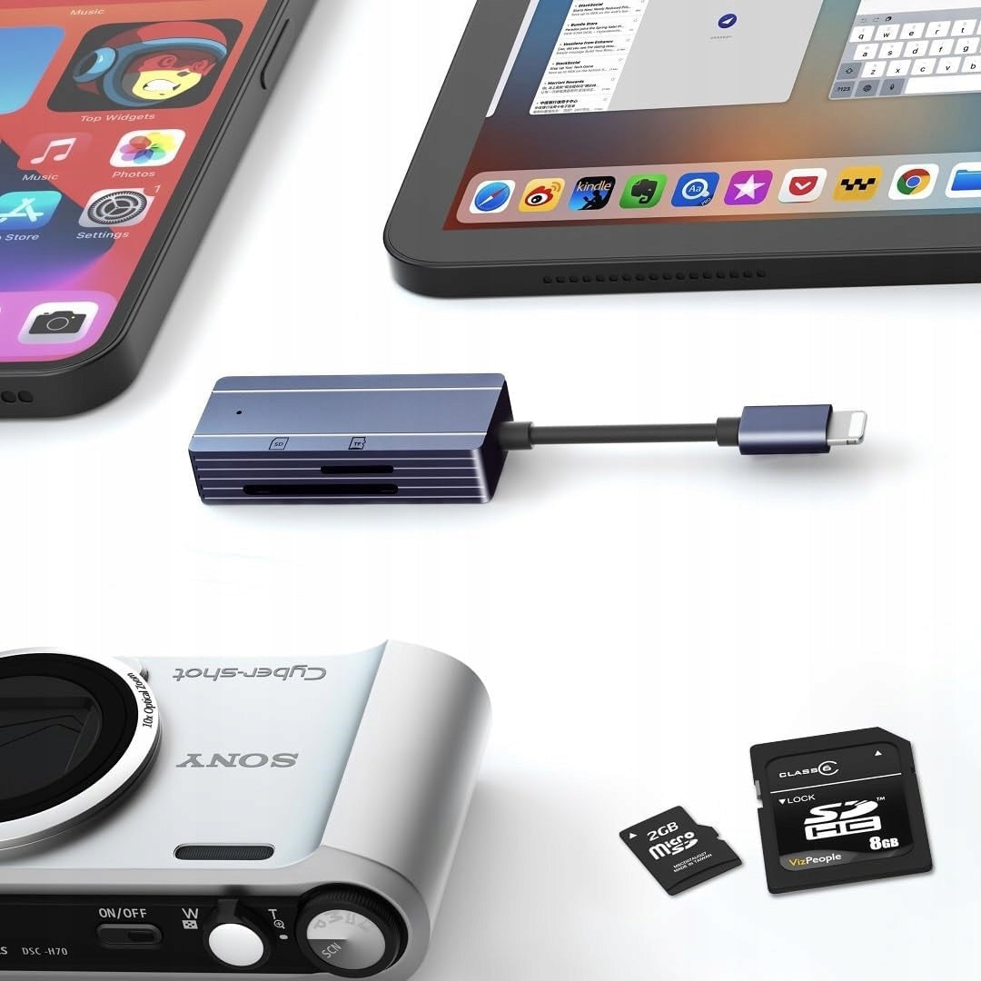 Adapter Card Reader Plug&Play Usb 3.0 Usb-C Sd MicroSd Sdhc Tf 480 mb/s Manufacturer no brand