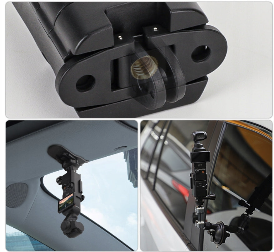 Adapter Holder 1/4 inch 2in1 Foldable for DJI Osmo Pocket 3 / Pocket 4 Camera Brand Sunnylife