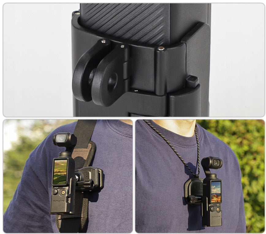 Adapter Holder 1/4 inch 2in1 Foldable for DJI Osmo Pocket 3 / Pocket 4 Camera Manufacturer code Adapter Uchwyt 1/4 DJI Osmo Pocket 3