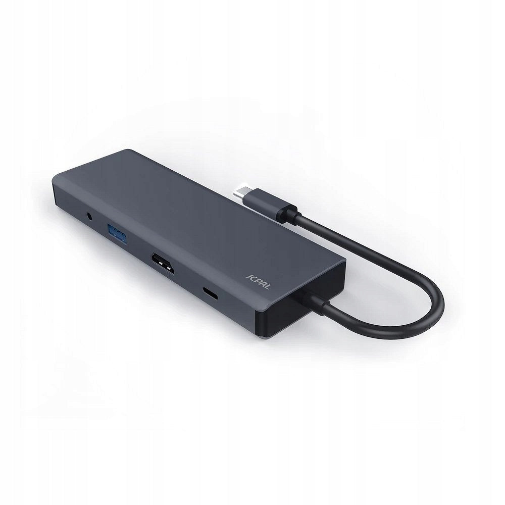 Adapter JCPAL LINX USB-C 9-PORT HUB 4K 60Hz Grey