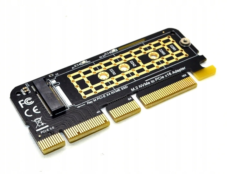 Adapter Pci-e x4 x8 x16 SSD m.2 NVMe Drive Riser Manufacturer code NVMe2