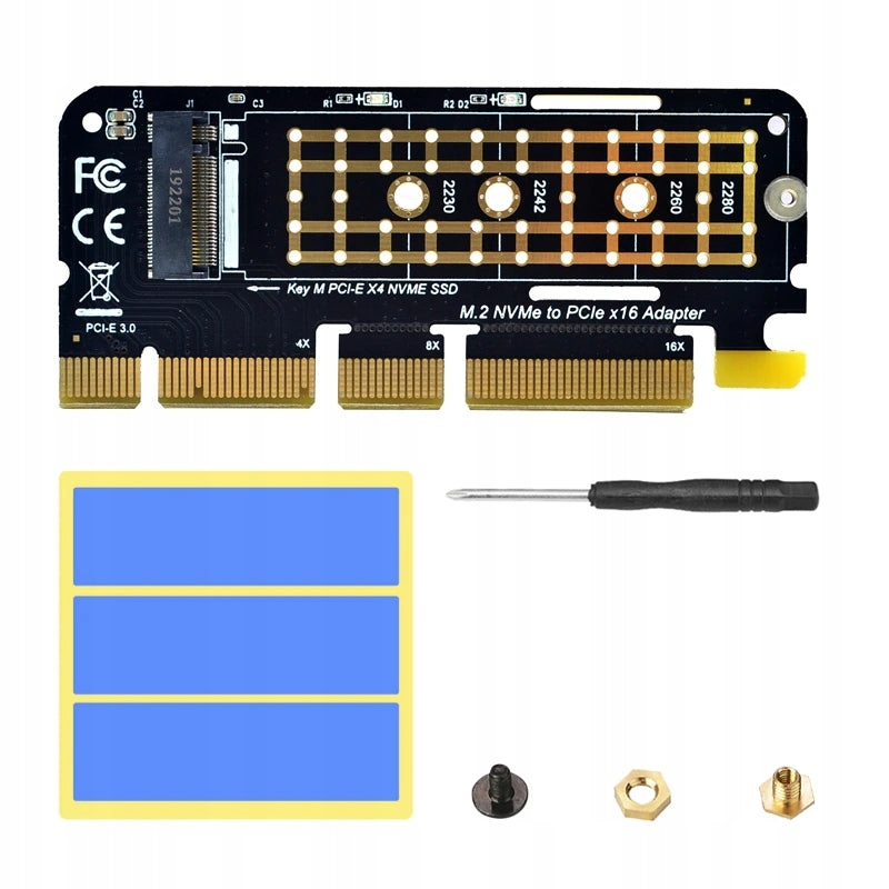Adapter Pci-e x4 x8 x16 SSD m.2 NVMe Drive Riser