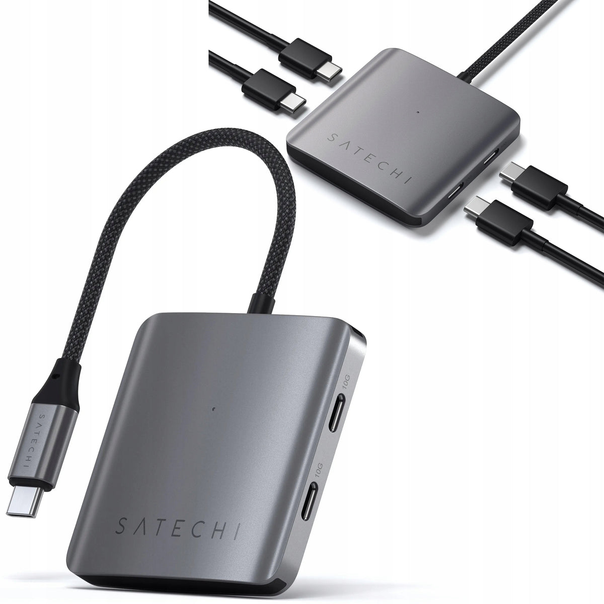 Adapter SATECHI USB-C to 4x USB-C PD 100W 10Gbps Hub 4in1 Adapter