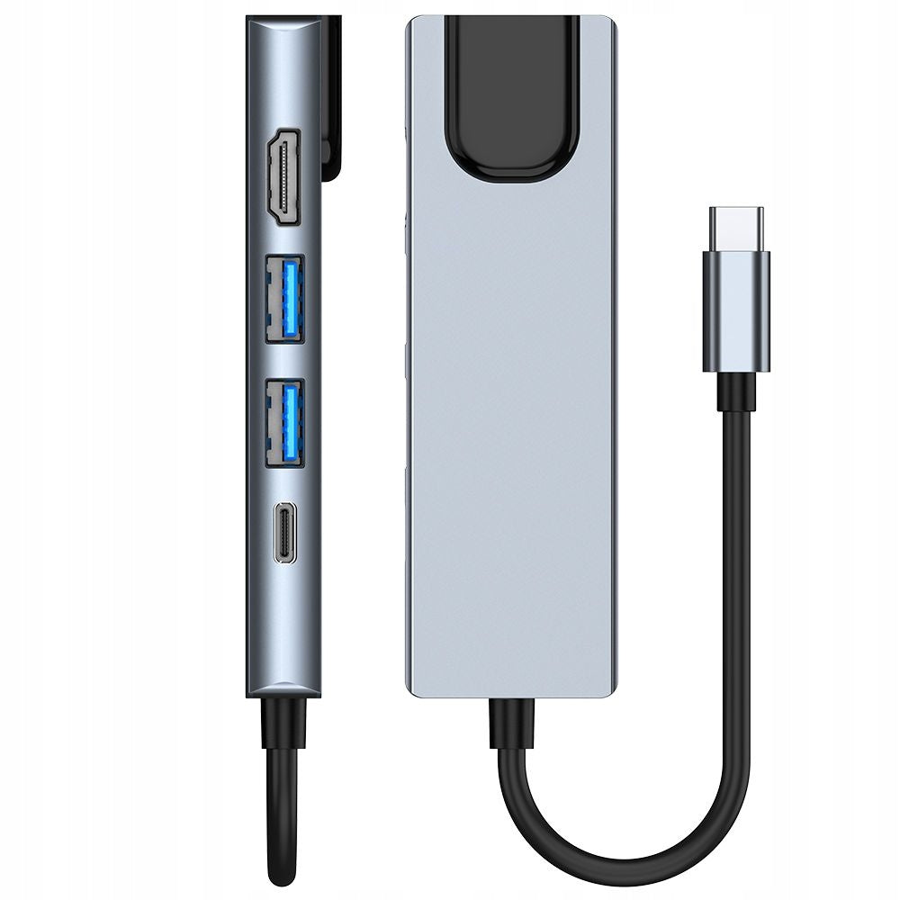 Adapter Tech-Protect Laptop USB-A/USB-C/HDMI/LAN Manufacturer code 9589046919312