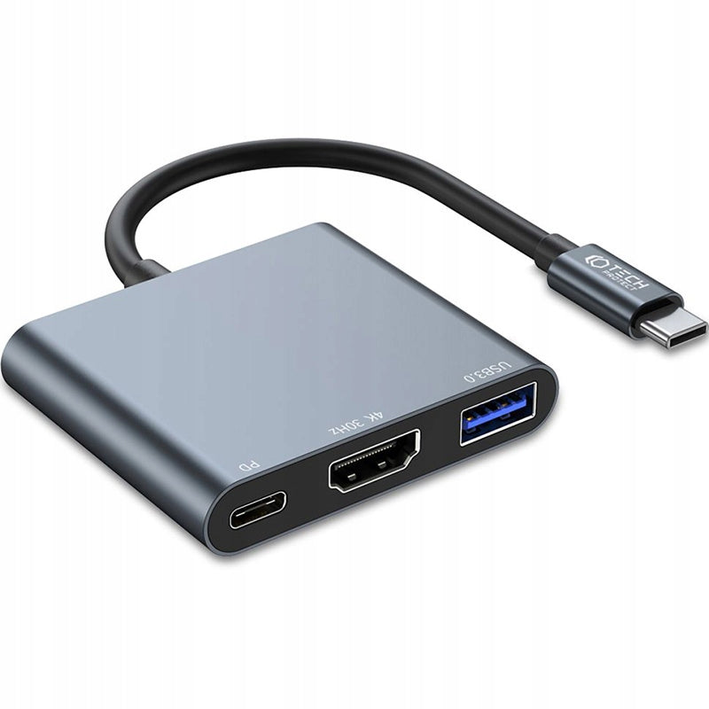 Adapter, Tech-Protect USB-A/USB-C 100W/HDMI hub Packaging status original