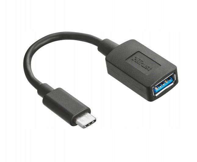 Adapter Trust USB-C to USB-A USB 3.2 Gen 2 Computer Adapter Black Packaging volume 1 l