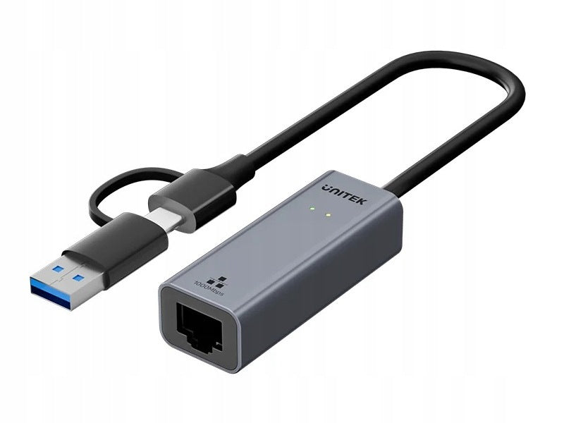 Adapter USB-A/USB-C - RJ-45 UNITEK Y-3465GY01