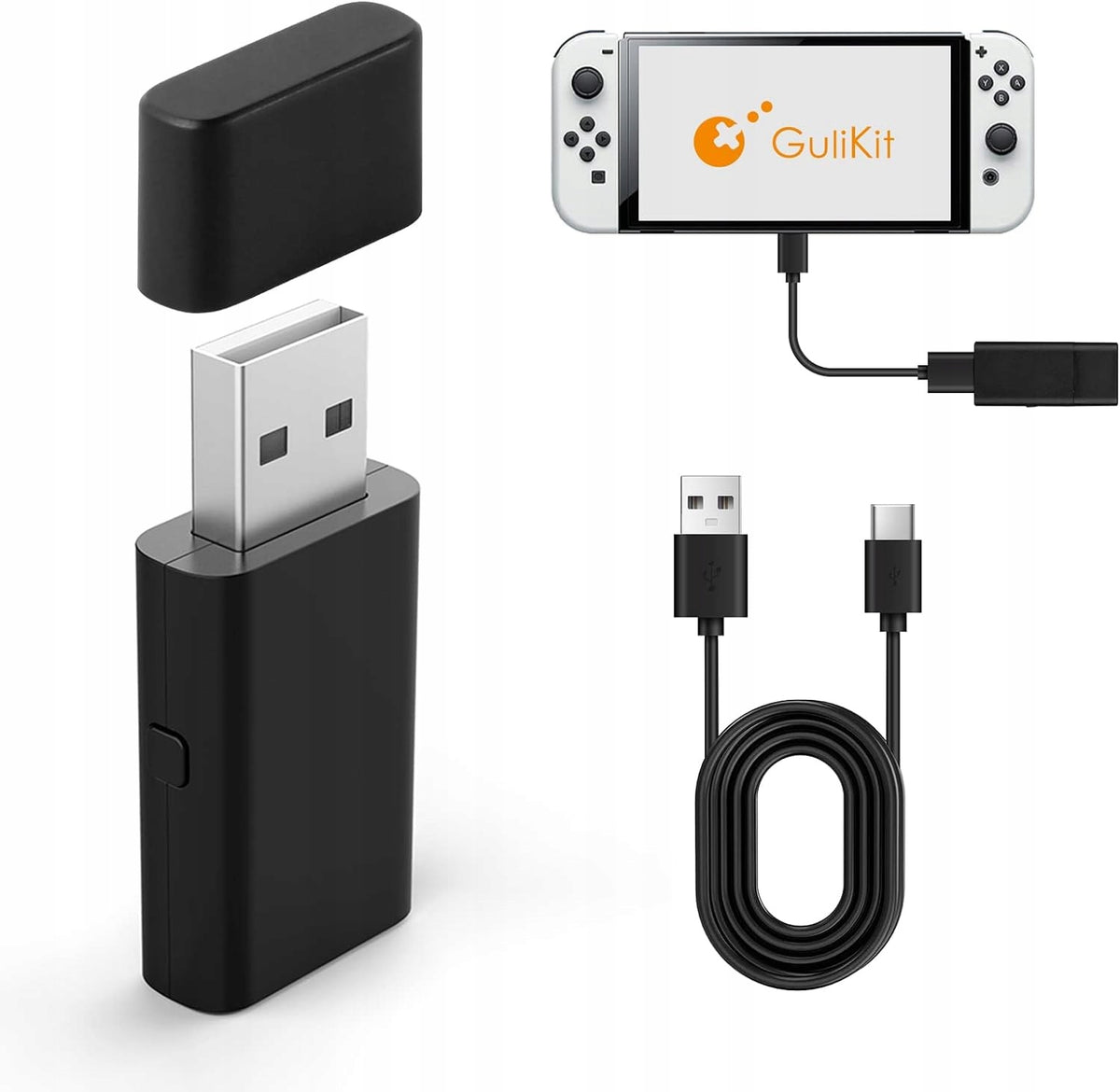 Adapter USB Receiver Pad XBox One Series S PS4 Switch for PC Bluetooth