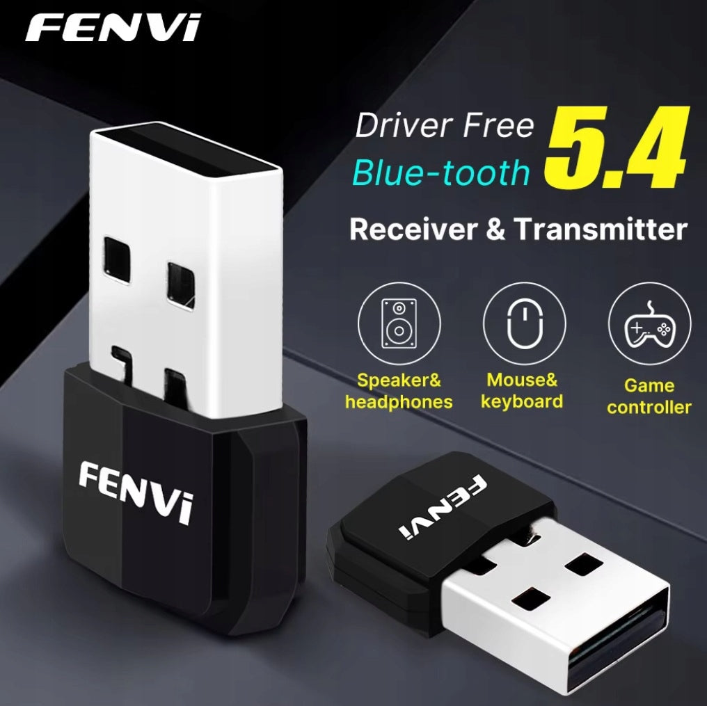 Adapter adapter BLUETOOTH 5.4 USB FENVI TRANSMITTER - RECEIVER for computer Packaging status original