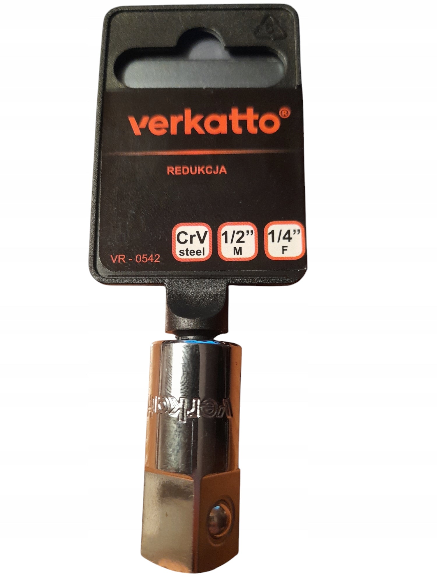 Adapter for Key Caps Socket Reduction with 1/4 to 1/2 Adapter Steel Manufacturer code VR-0542