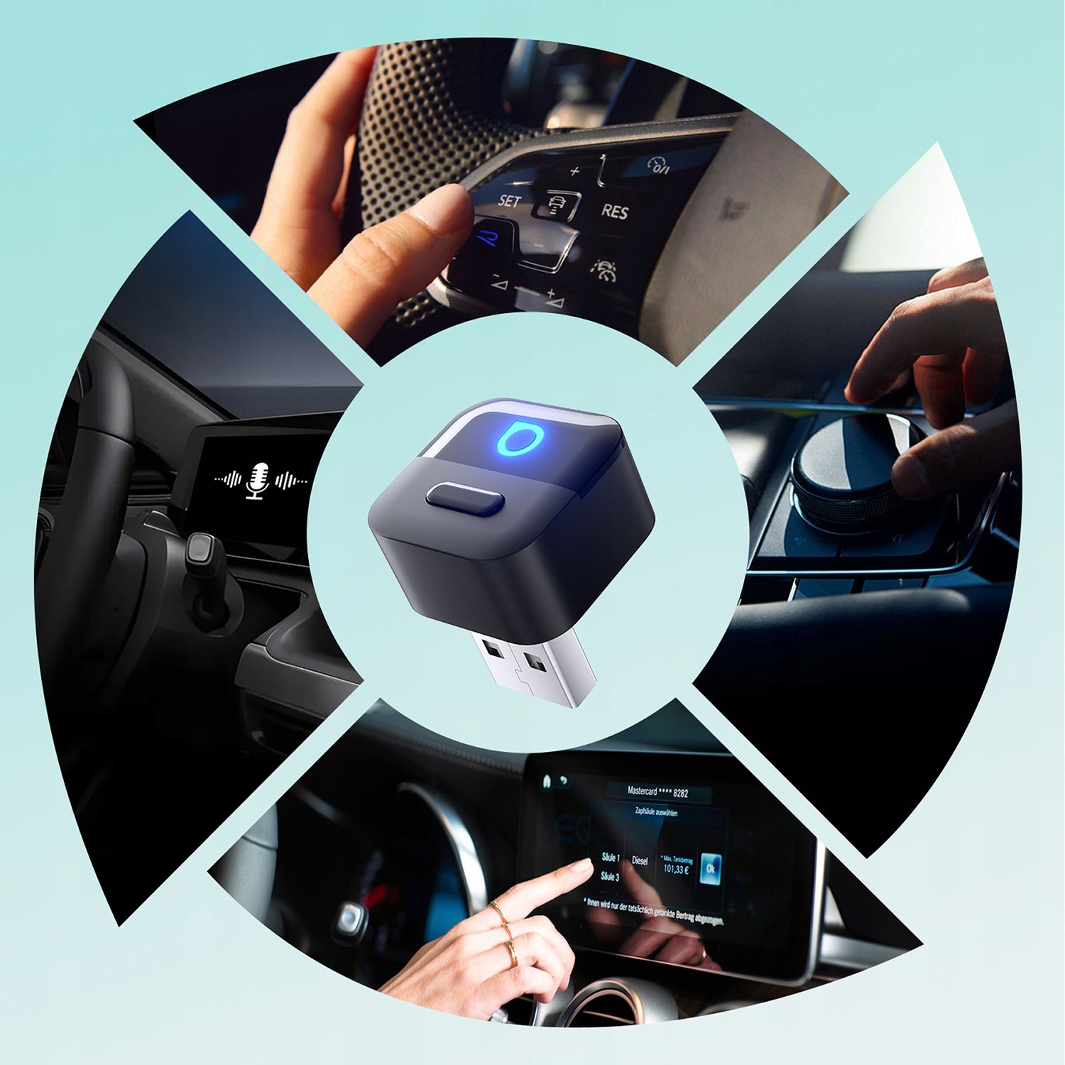 Adapter for Kia Hyundai MG 3 Opel Ford VW to Carplay Android Auto USB Wifi Manufacturer code BEZPRZEWODOWY ADAPTER DO ANDORD AUTO CARPLAY