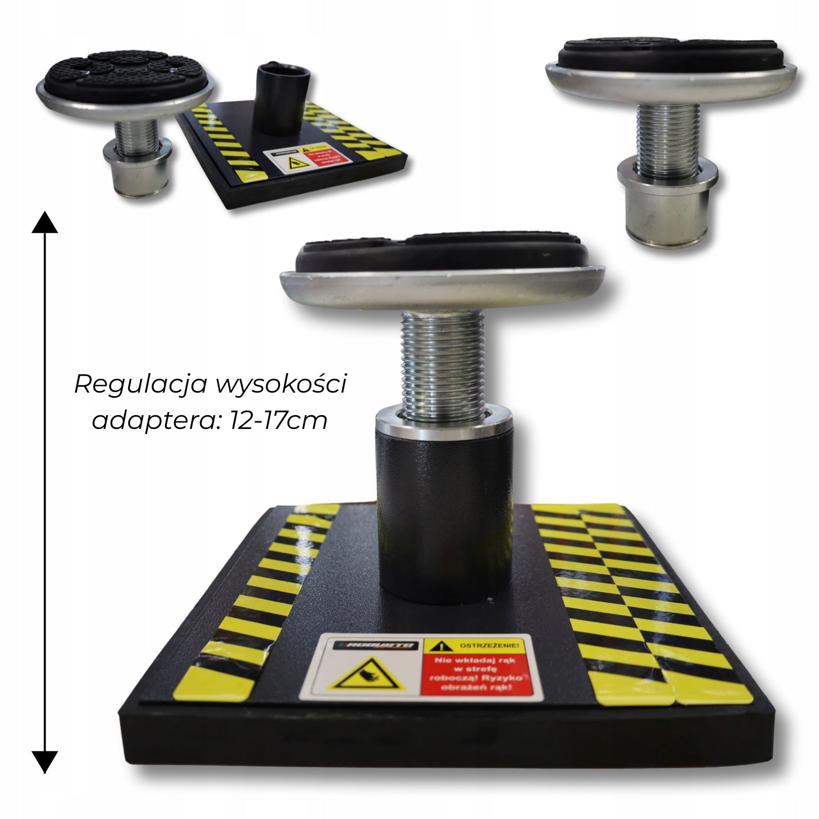 Adapter for scissor lift 12 to 17 cm, adjustable foot, 4 pcs. Manufacturer code ADAPTER MELL