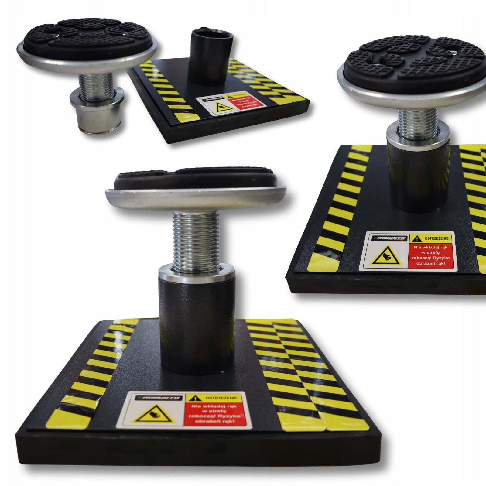 Adapter for scissor lift 12 to 17 cm, adjustable foot, 4 pcs.