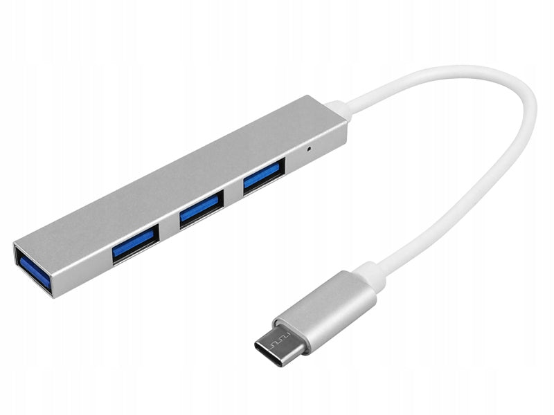Adapter, splitter plug TYPE-C 4xUSB HUB