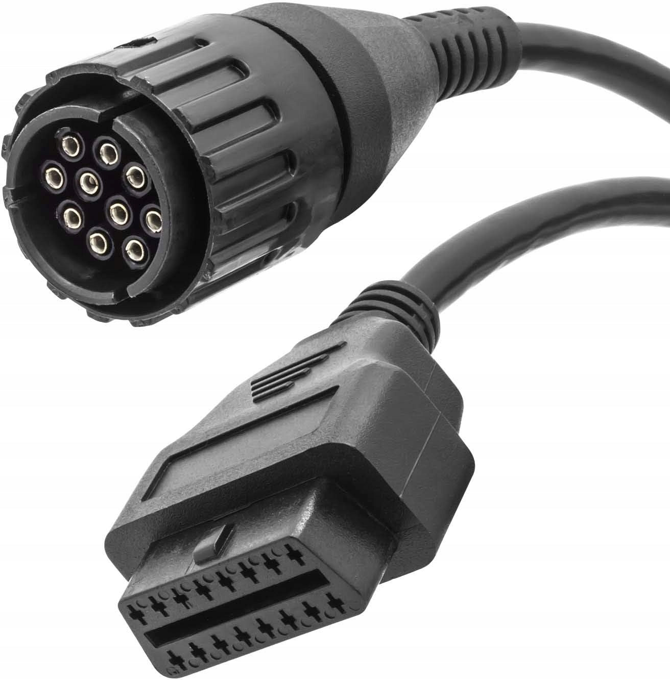 Adapter with OBD2 to BMW 10 pin plug for motorcycles Brand Anytech