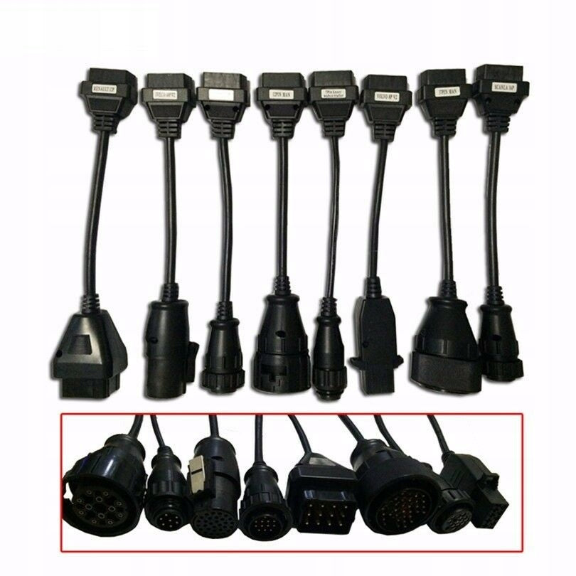 Adapters Cables OBD Kit for Trucks 8pcs EAN (GTIN) 0750743295446