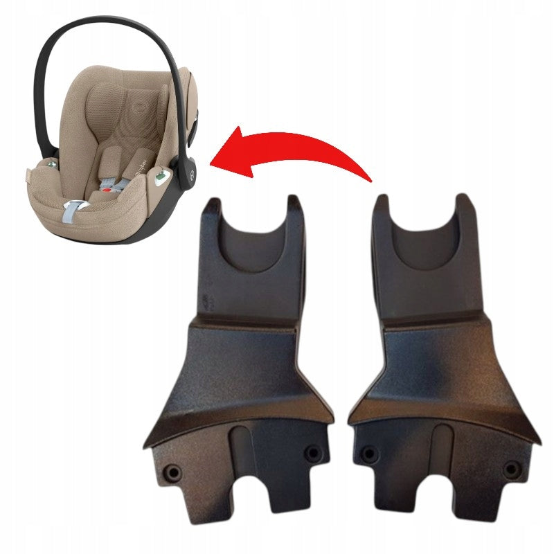 Adapters for Roan BASS NEXT stroller and Maxi Cosi car seats | Cybex | set black Packaging status original