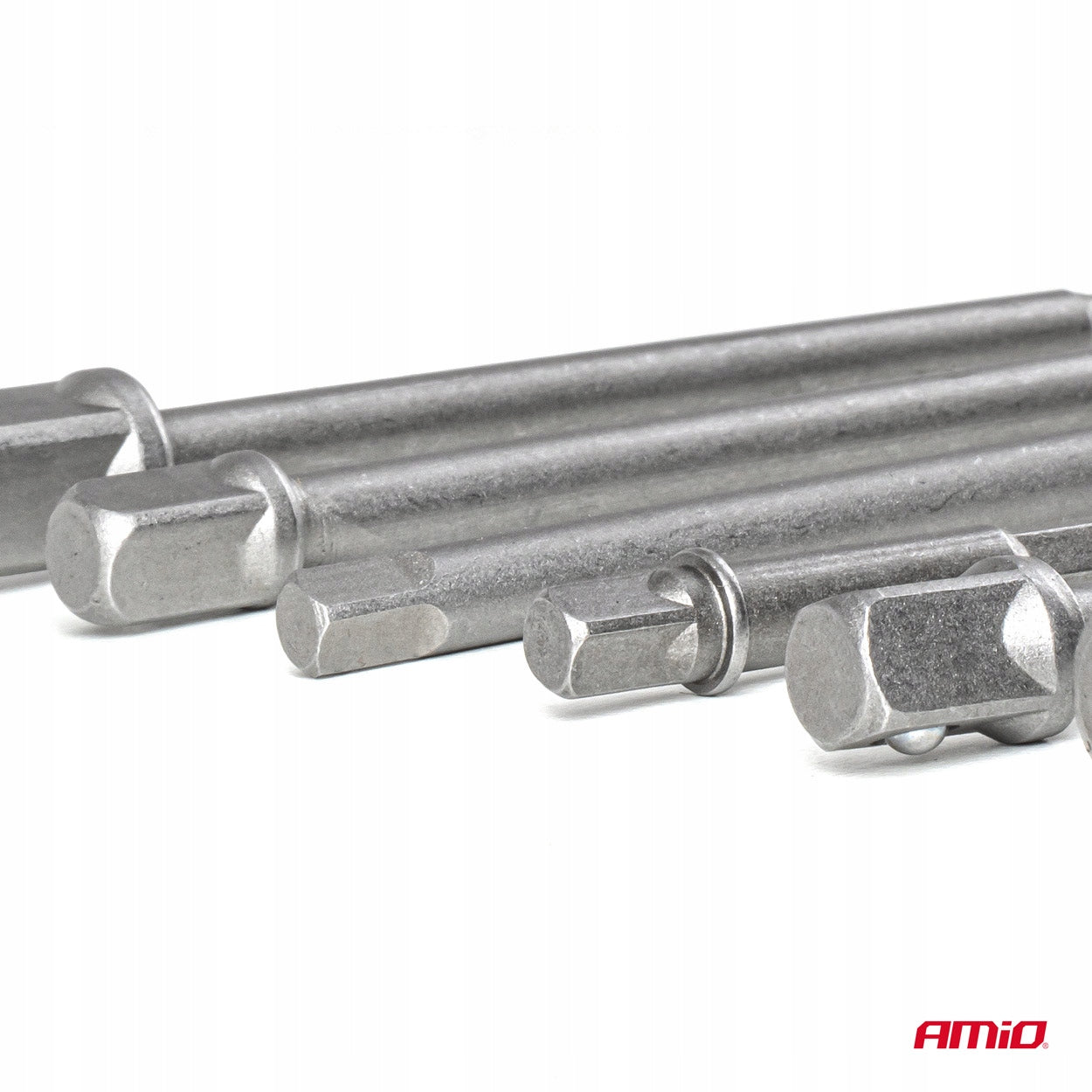 Adapters reduction adapters for HEX sockets 1/4" 3/8" 1/2" AMIO-04781 Key type tube