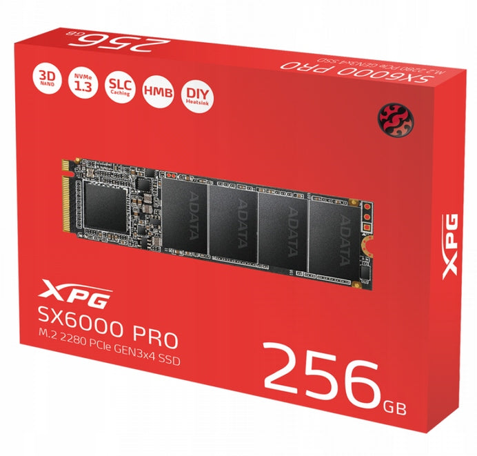 ADATA XPG SX6000 Pro 256 GB PCIe Gen3x4 M.2 2280 