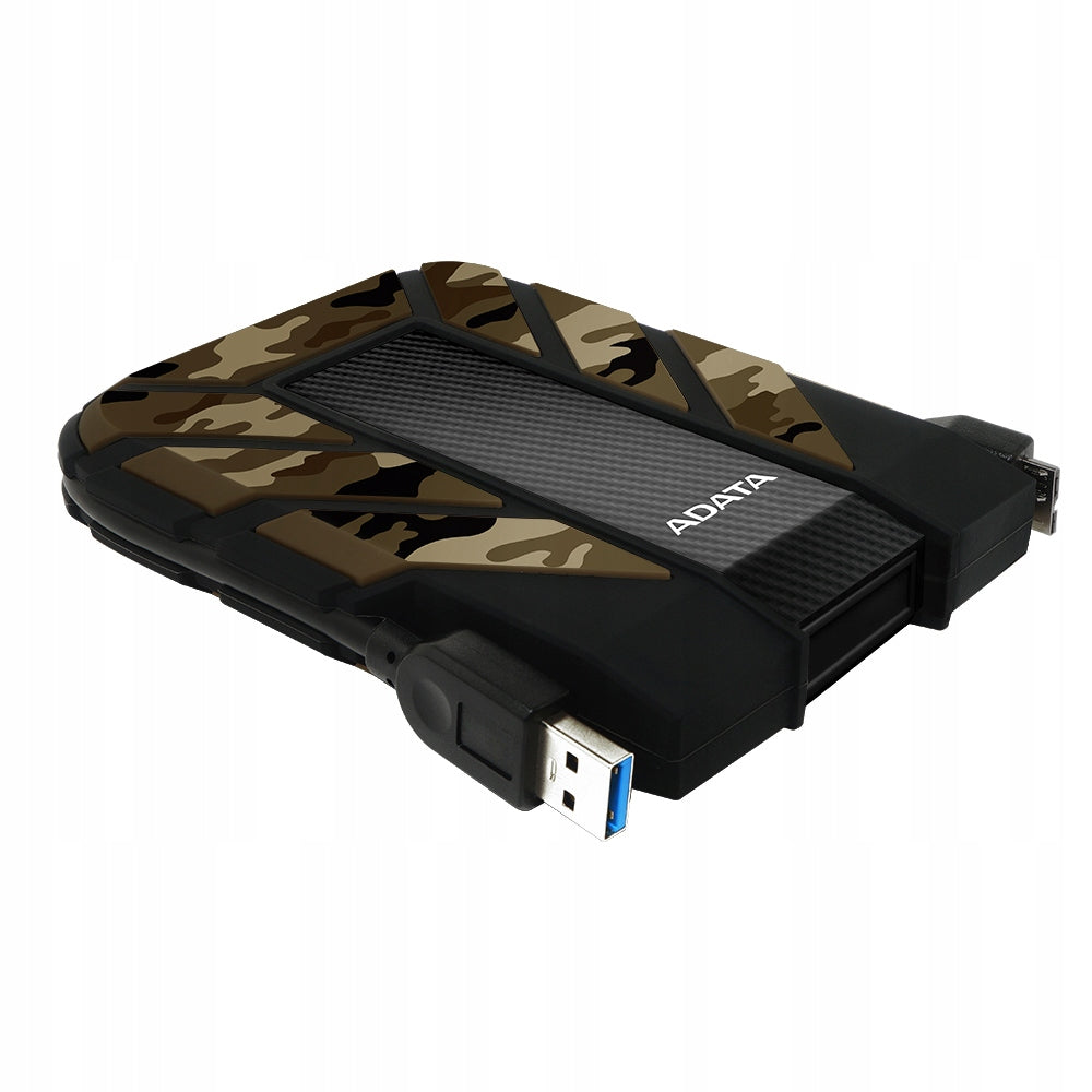 Adata HD710 USB 3.0 portable drive 1TB Gw36m ARMORED MORO MILITARY ENCLOSURE