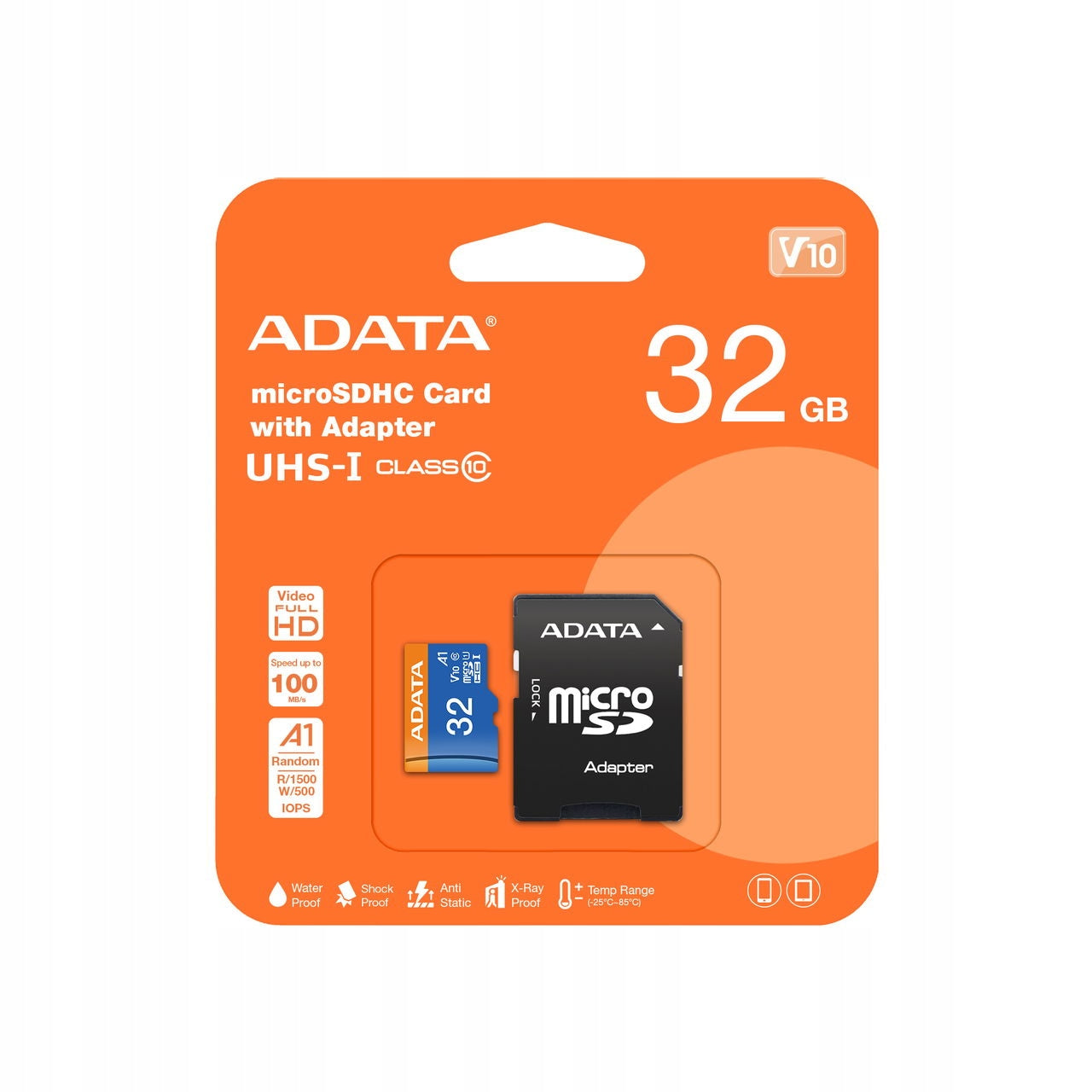 Adata/micro SDHC/32GB/UHS-I U1 / Class 10/+ Adaptér Manufacturer Adata