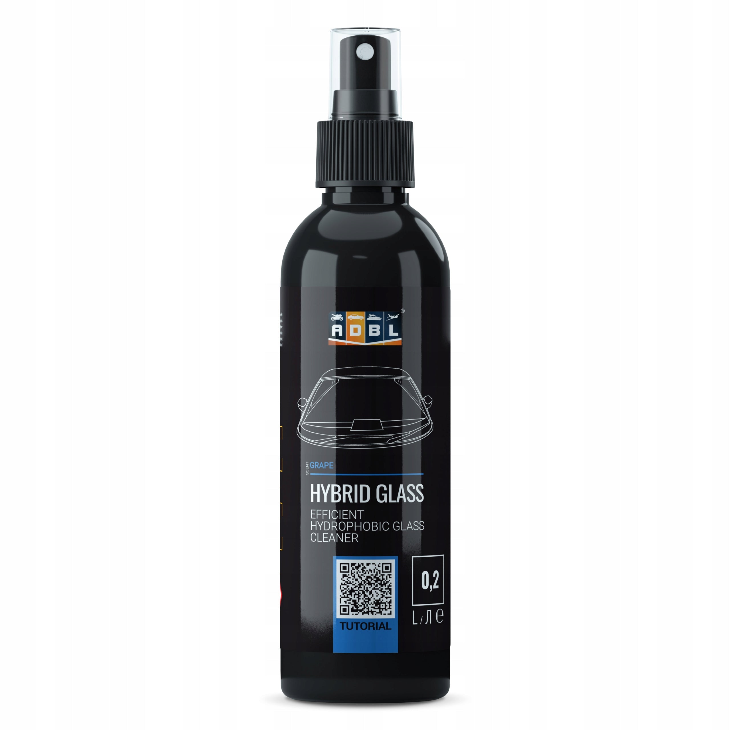 Adbl Hybrid Glass 200ml - window cleaner
