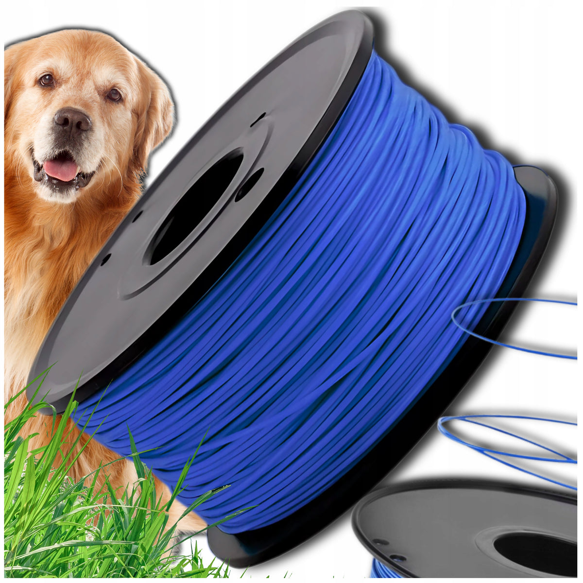 Additional cable for electric shepherd 250m reinforced 1mm | BLUE