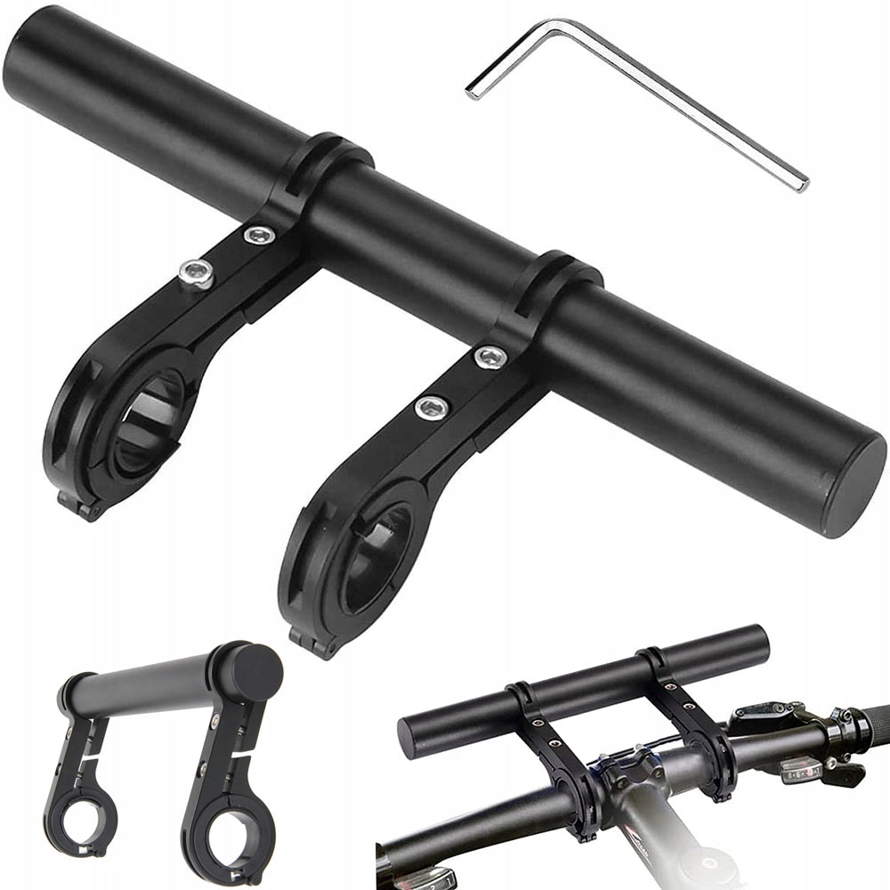 Additional handlebar extension, bicycle holder for lamp, counter Model 5903242373671