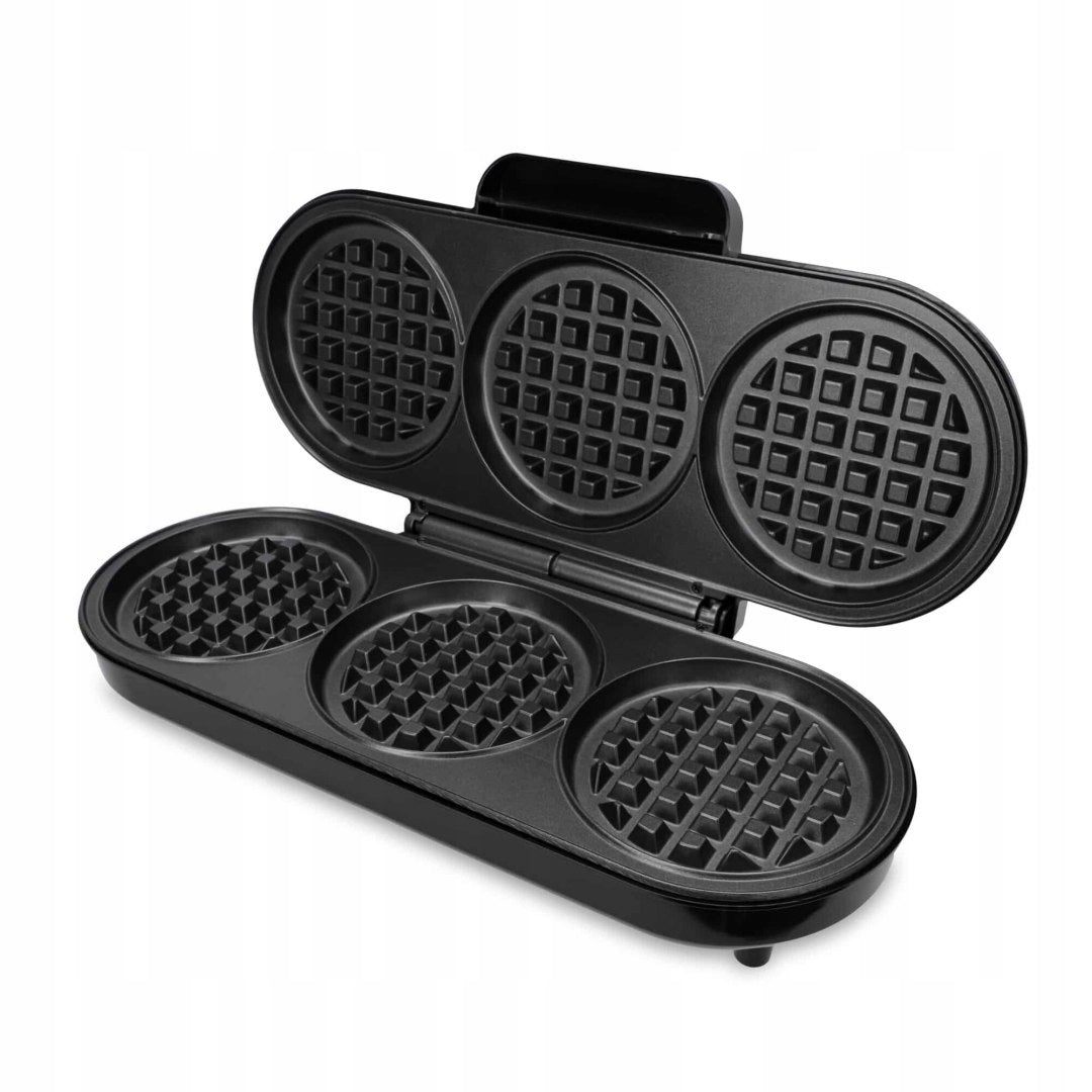Ade Waffle iron Xxl Belgian waffles for 3 round waffles at the same time Brand ADE