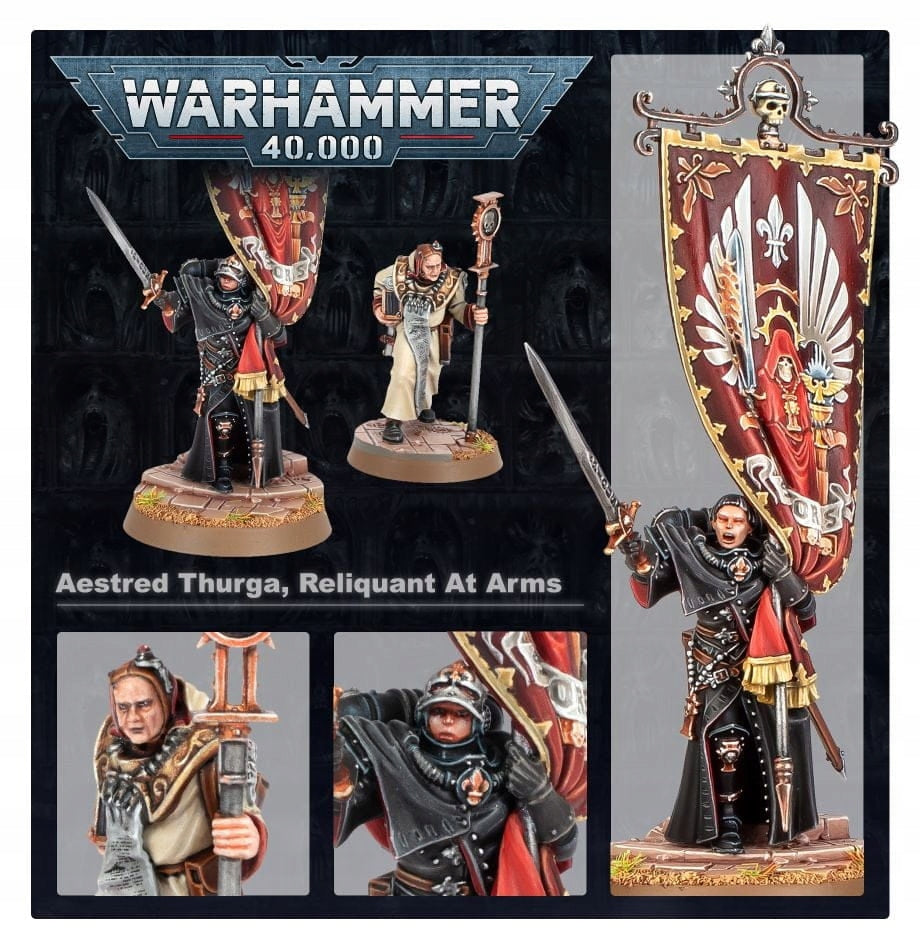 Konstruktorius Warhammer 40000 Adepta Sororitas Aestred Thurga, Reliquant at Arms