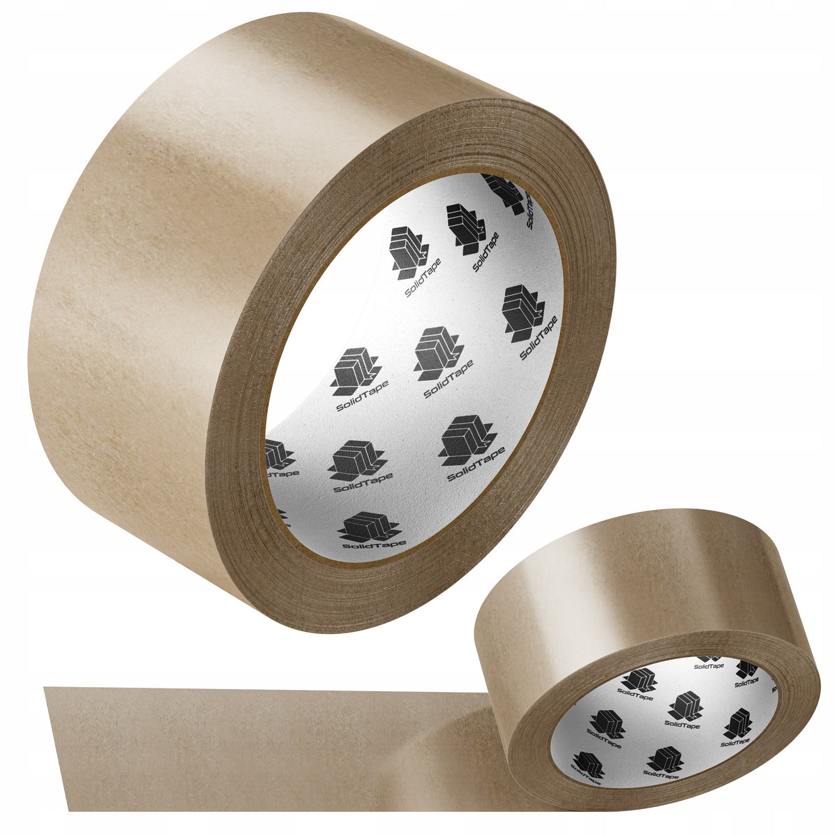 Adhesive Paper Packing Tape 48/55y Brown Acrylic Strong For Packing 50m