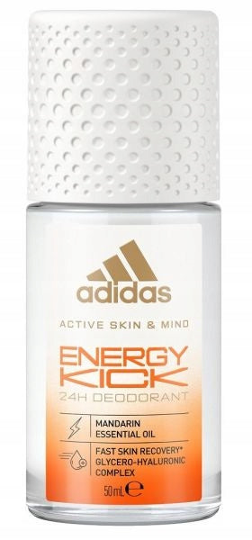 Adidas ENERGY KICK Deodorant Roll-On In Ball Mandarin 50ml 2880