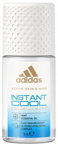 Adidas INSTANT COOL Roll-On Deodorant In Ball Mint 50ml 2903