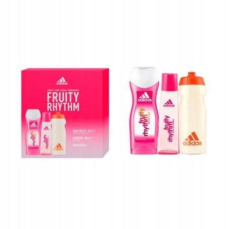Adidas SET Fruity Rhythm Spray, Shower gel, Hydration Bottle TORN PACKAGING