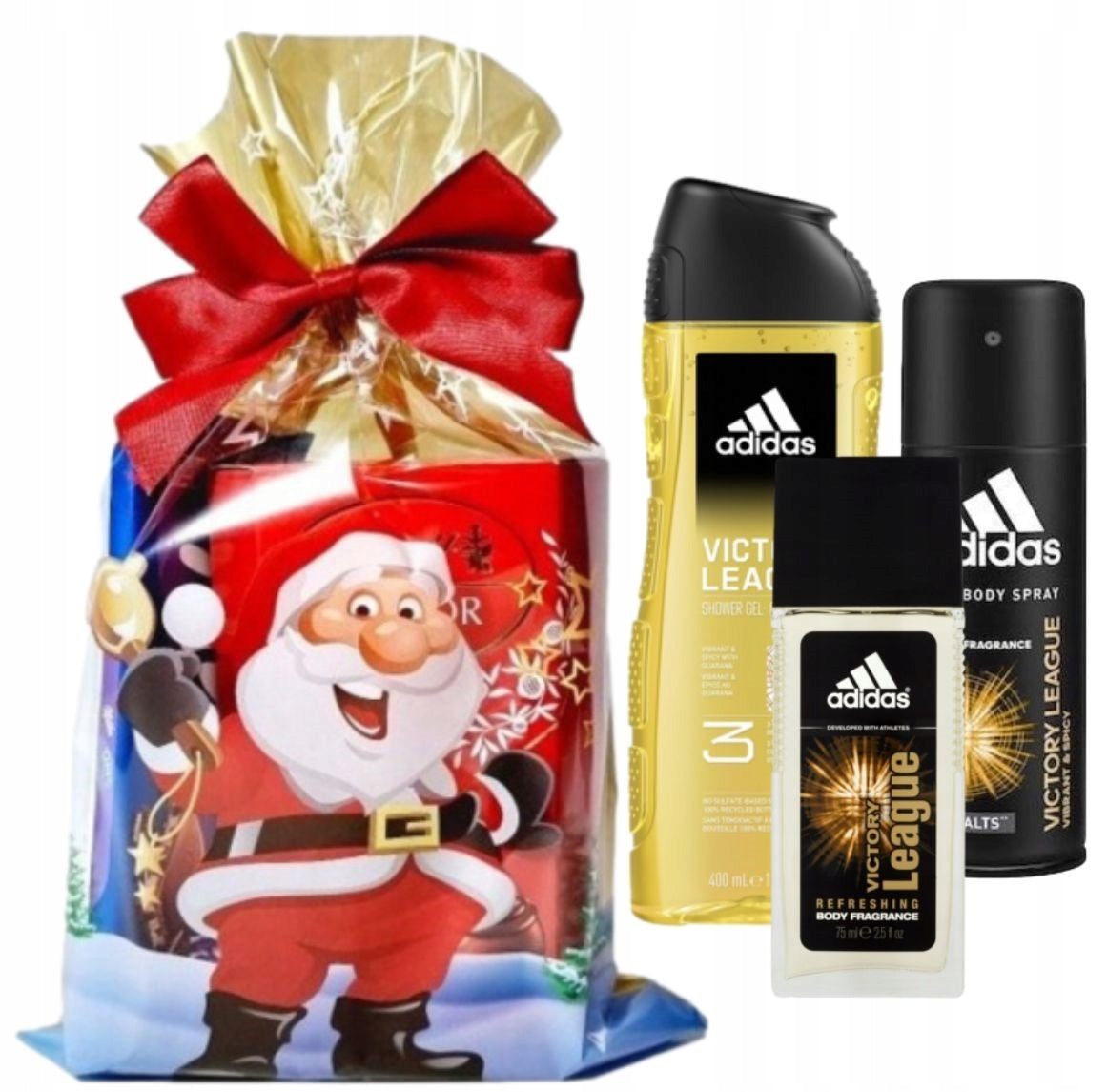 Adidas VICTORY LEAGUE gift set for men gel 3in1+deodorant+ spray