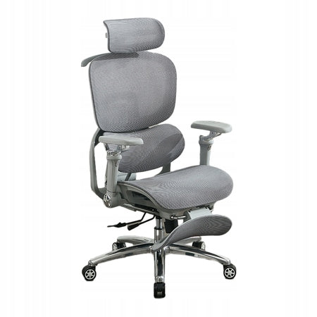 Adjustable Armchair with Massager 5D DORIS-20 Grey