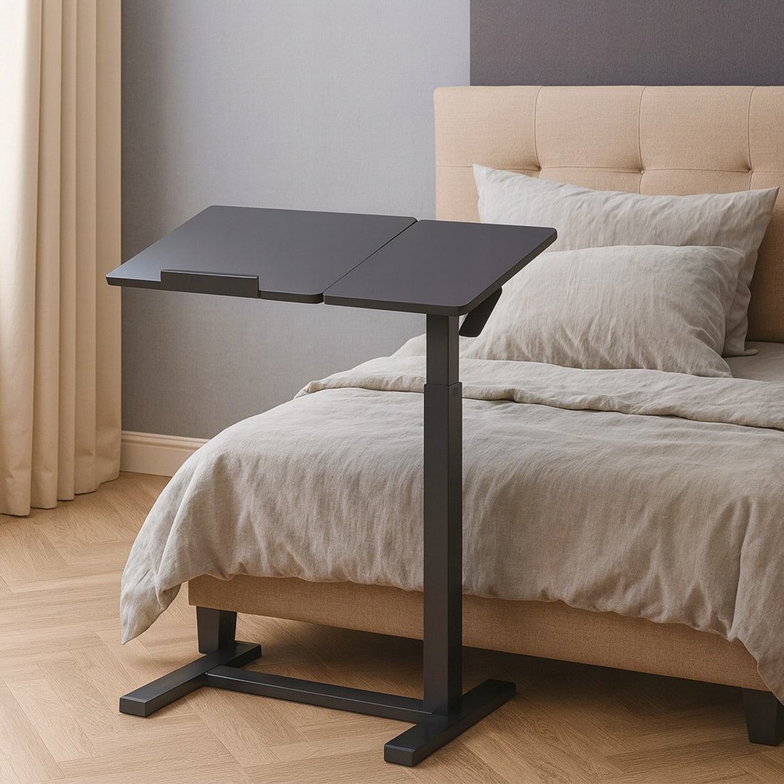 Adjustable Auxiliary Bedside Table 60x40 Spacetronik for Laptop EAN (GTIN) 5907100091301