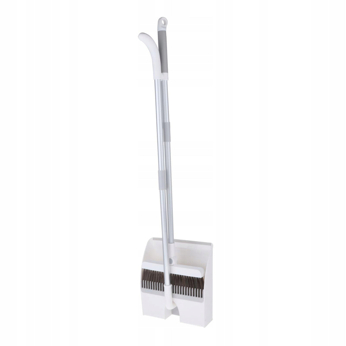 Adjustable Broom Dustpan Set for Kitchen Lobby Upright Hair Remover Brush Brand no brand